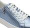 Tamaris Essentials - Dames Sneakers - Comfortabele pasvorm - Lichtblauw-metallic - Maat 40