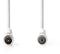 Nedis CSGP40020WT50 - Coaxiale kabel 500cm - Wit