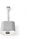 Nedis CCTB64580AL02 - USB-C naar Mini DisplayPort Adapter - 4K@60Hz - Zilver