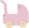 Little Dutch - Houten Poppenwagen - Soft Flowers - Roze