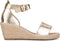 POSH by Poelman DADU - Dames Sandalen - Gespsluiting - Goud - Maat 41