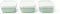 OptiFridge® BIO Bewaardoos - Diepvriesbakje - 3x900ml