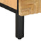 vidaXL - Nachtkastje - 40x33x46 - cm - massief - mangohout - bruin