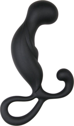 EasyToys - Prostaat Massager - Prostaat Dildo met Handvat - Gebogen - Buttplug - Anal Plug - Sex Toys voor Vrouwen en Mannen - Seksspeeltjes - Dildo Mannen Anaal - Zwart