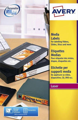 Avery - Etiket L7666-25 70x52mm voor 3.5 inch disk 250 stuks