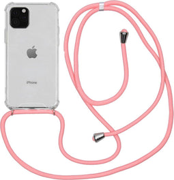 iMoshion Hoesje Geschikt voor iPhone 11 Pro Hoesje Met Koord - iMoshion Backcover met koord - Transparant