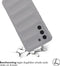 imoshion Hoesje - Geschikt voor Samsung Galaxy S21 FE - EasyGrip Backcover - Grijs