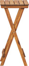 vidaXL - Plantenstandaard - 30x30x67 - cm - massief - acaciahout