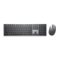 DELL KM7321W - Toetsenbord en muis - RF-draadloos + Bluetooth - AZERTY Belgisch Grijs Titanium