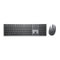 DELL KM7321W - Toetsenbord en muis - RF-draadloos + Bluetooth - AZERTY Belgisch Grijs Titanium