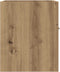 vidaXL - Wastafelkast - 41x38,5x46 - cm - bewerkt - hout - artisanaal - eikenkleur