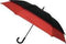 Smati Double Extension Paraplu - Stormbestendig - Extra Sterk - Ø128cm - Zwart/Rood