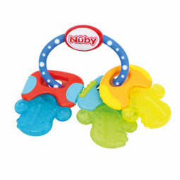 Nûby Koelbijtsleutels - Bijtspeeltje met PûrICE™-gel - Blauw (1 stuk)