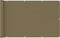 vidaXL - Balkonscherm - 120x400 - cm - HDPE - taupe