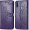imoshion Hoesje Geschikt voor Samsung Galaxy M11 / A11 Hoesje Met Pasjeshouder - imoshion Mandala Bookcase - Paars