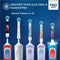 Oral-B Pro Kids - Opzetborstels - Disney Frozen - Zachte reiniging voor kindertanden (4 stuks)