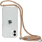 Mobiparts Lanyard Case iPhone 12 Mini - Verstelbaar koord - Transparant