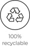Capi Europe - Bloempot bol Row NL - 35x34 - Antraciet - Opening Ø29 - Bloempot voor binnen en buiten - Levenslang garantie - Breukbestendig - 100% Recyclebaar - CO2 Neutraal geproduceerd - KRWZ932
