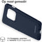 iMoshion Hoesje Geschikt voor OnePlus 10 Pro Hoesje Siliconen - iMoshion Color Backcover - Donkerblauw