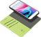 iMoshion Hoesje Geschikt voor iPhone SE (2022) / SE (2020) / 8 / 7 Hoesje Met Pasjeshouder - iMoshion Uitneembare 2-in-1 Luxe Bookcase - Groen