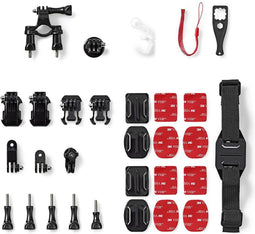Nedis ACMK00 - Action Cam montagekit - 12 accessoires voor stunts en activiteiten