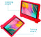 iMoshion Tablet Hoes Kinderen Geschikt voor Samsung Galaxy Tab A 10.1 (2019) - iMoshion Kidsproof Backcover met handvat - Rood