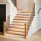 vidaXL - Traptreden - 2 - st - 110x30x2 - cm - massief - eikenhout - lichtbruin