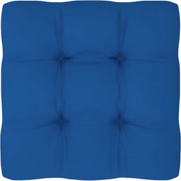 vidaXL - Palletkussen - 80x80x12 - cm - stof - koningsblauw