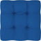 vidaXL - Palletkussen - 80x80x12 - cm - stof - koningsblauw