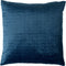 Dutch Decor HILKO - Kussenhoes velvet 45x45 cm - Provincial Blue - blauw - subtiel patroon - effen - met rits