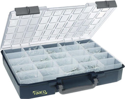 Raaco Carry-Lite 80 - Sorteerdoos - 25 inzetbakjes - Blauw