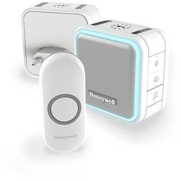 Honeywell DC515NHGP2 - Draadloze deurbel - 150 m bereik met nachtlicht - Wit