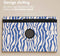 imoshion Tablet Hoes - Geschikt voor Samsung Galaxy Tab S9 11.0 inch Ultra / Galaxy Tab S10 Ultra - 360° Draaibare Design Bookcase 3 inkepingen - White Blue Stripes