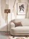 GOOD&MOJO Vloerlamp Java - Bamboe/Zwart - Ø32cm - Modern - Staande lampen voor Woonkamer - Slaapkamer