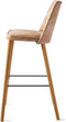 Riviera Maison Vegas Bar Stool Pellini Camel - Pellini, Essenhout - Camel - 57.0x48.0x108.0 cm