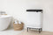 Brabantia Bo Hi Wasmand - 2 x 45 l - Quick-Drop opening - White (2 stuks)