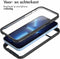 iMoshion Hoesje Geschikt voor iPhone 14 Plus Hoesje - iMoshion 360° Full Protective Case - Zwart / Transparant