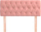 vidaXL - Hoofdbord - 90x7x78/88 - cm - fluweel - roze
