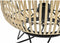 Bureaulamp DKD Home Decor Zwart Metaal Bruin Bamboe (30 x 30 x 40.5 cm)