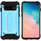 iMoshion Hoesje Geschikt voor Samsung Galaxy S10 Hoesje - iMoshion Rugged Xtreme Backcover - Lichtblauw