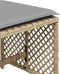 vidaXL - Tuinkrukken - 4 - st - kussens - 41x41x36 - cm - poly - rattan - gemengd - beige