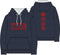 KIDS HOODIE - MARVEL LOGO BLAUW - 7 JAAR