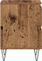 vidaXL - Nachtkastje - Oud - Hout - 40x35x50 - cm - Geengineerd - Hout
