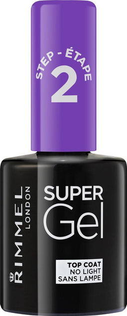 Rimmel London SuperGel Gel Nagellak Top Coat - 00 Transparant