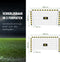 Umbro Voetbaldoel - Voetbal Goal 300 x 200 x 110 cm - Metaal - Zwart/Geel
