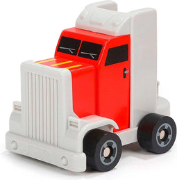 Houten Transporter met Auto's