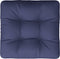 vidaXL - Palletkussen - 50x50x12 - cm - stof - marineblauw