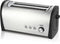 Haeger Desayuno Plus - Broodrooster - 6 warmtestanden 1400 Watt - Zilver + Zwart