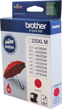 Brother LC-225XL - Inktcartridge - 1200 Paginas - Magenta