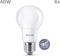 Philips LED Lamp E27 - 40 W - warmwit licht - 6 stuks (6 stuks)